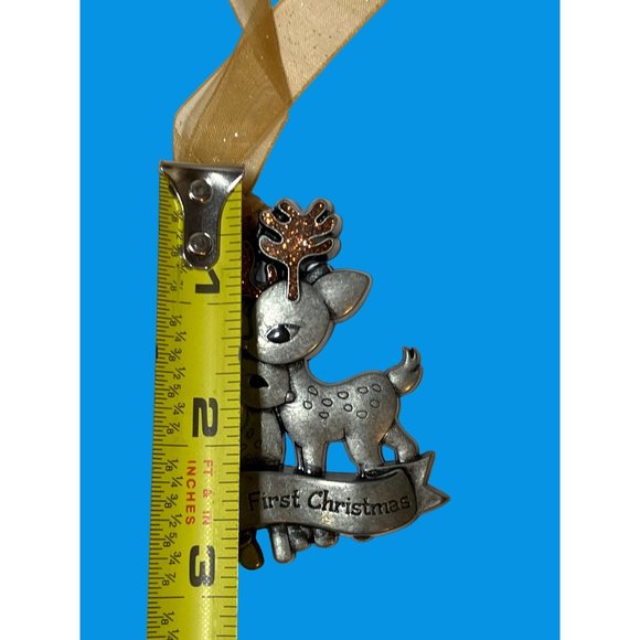 Gloria Duchin Our first Christmas Reindeer Collectible Ornament - Picture 7 of 8